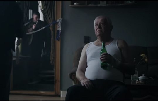 Marian Dziędziel jako morderca środowiska w kampanii antysmogowej „Nie truj sąsiada”