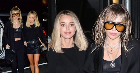 Poważna Miley Cyrus zabrała kochankę na randkę. Pasują do siebie? (FOTO)