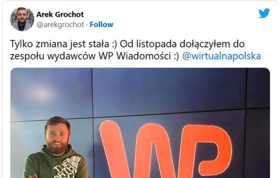 Arkadiusz Grochot przeszedł z RMF FM do Wirtualnej Polski