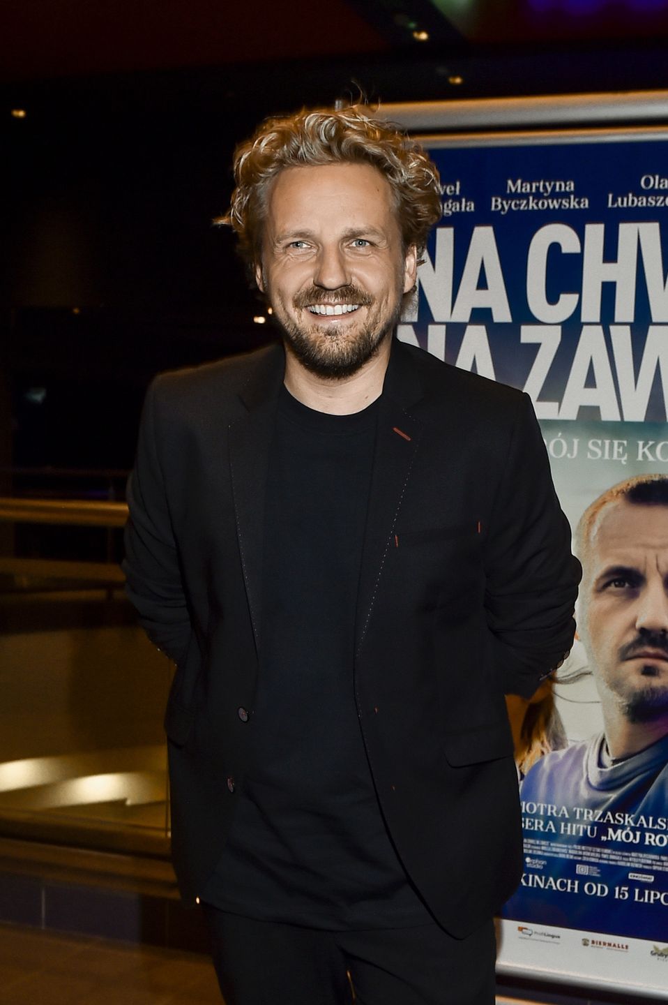 Paweł Domagała zabrał żonę na premierę nowego filmu