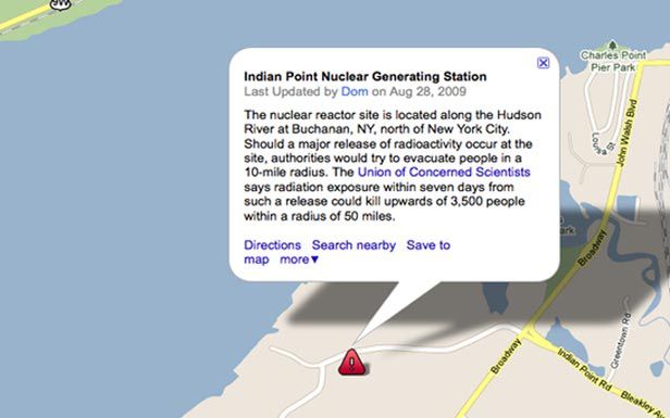 Indian Point (Fot. Google Maps)