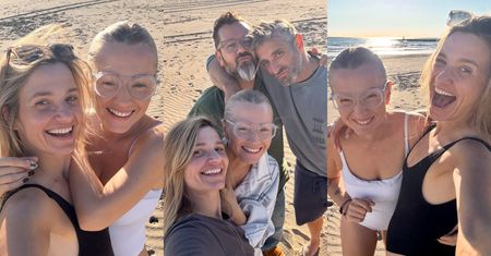 Joanna Koroniewska i Dorota Szelągowska w strojach kąpielowych nadają z hiszpańskiej plaży. "Kochane! Zostawmy nasze piersi w spokoju" (FOTO)