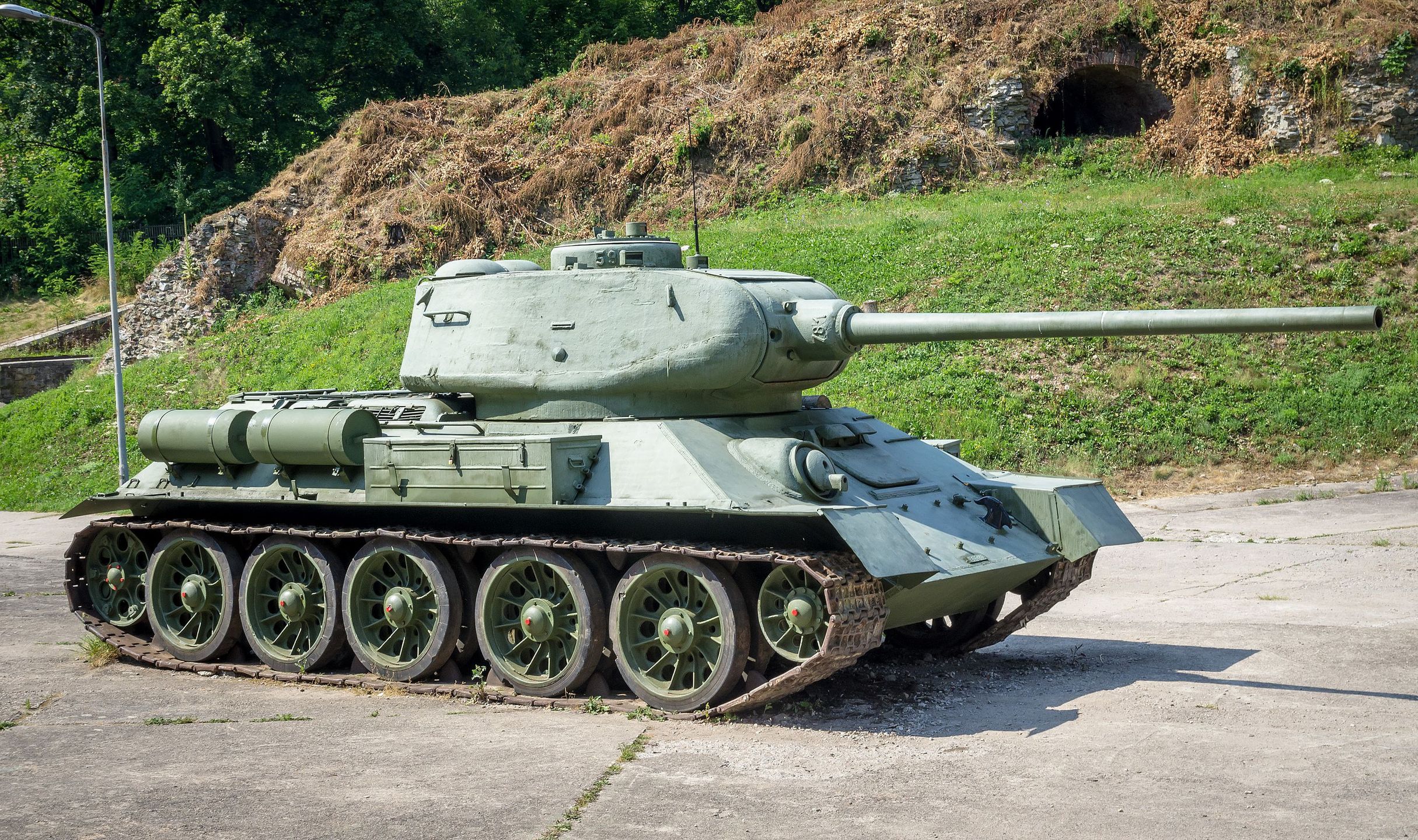 T-34/85 w Twierdzy Kłodzko
