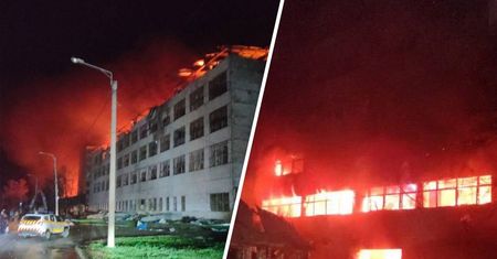 Zmasowany atak dronów na Charków. Wśród rannych niemowlę