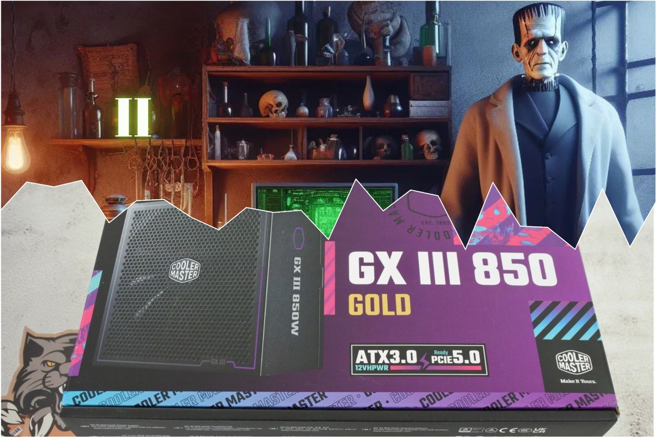Frankenstein PC:  sekcja zasilania, czyli zasilacz GX III Gold 850 | rodział II