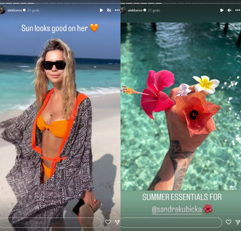 Sandra Kubicka i Baron relacjonują wspólne wakacje