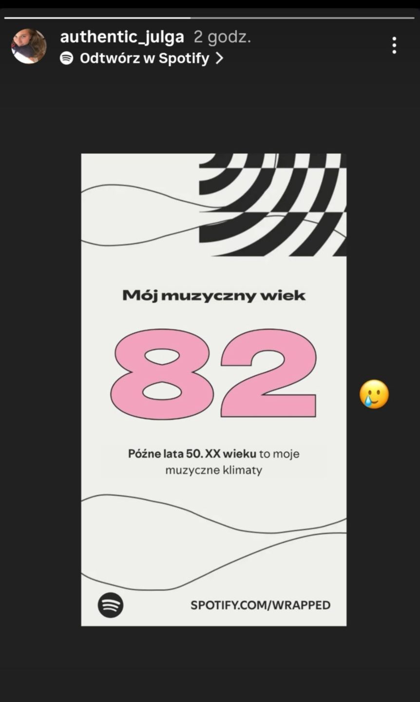 Julia Królikowska muzycznie ma 82 lata