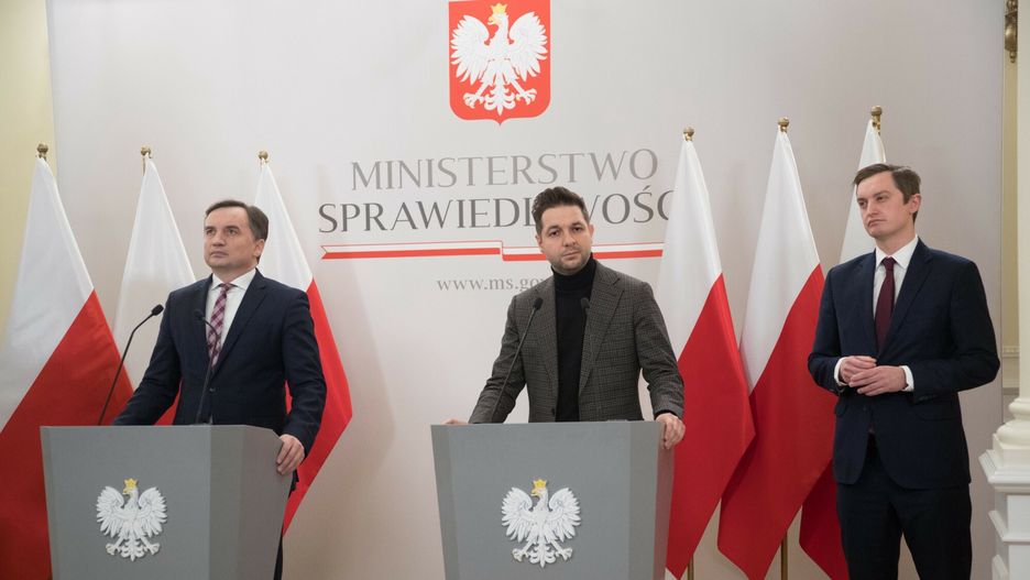 Patryk Jaki z politykami Solidarnej Polski