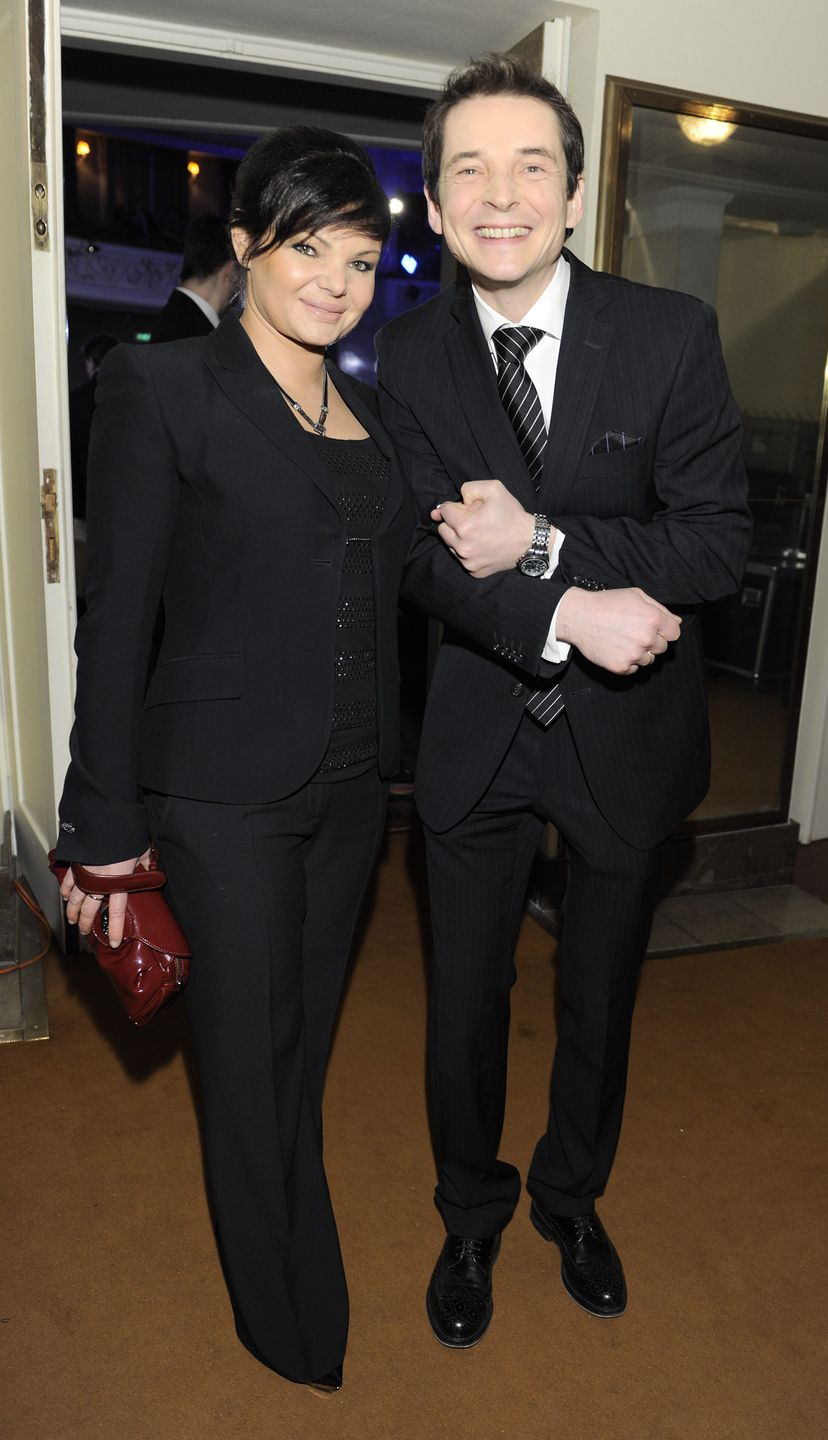 Przemysław Babiarz z żoną