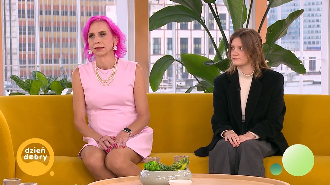 Maria Jadwiga Minakowska z córką w "DDTVN"