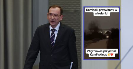 Nagranie z "przywitania" Kamińskiego. Mamy komentarz Służby Więziennej