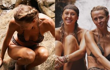 Ilona i Milena Krawczyńskie pozują w bikini pod wodospadem na Sri Lance (FOTO)