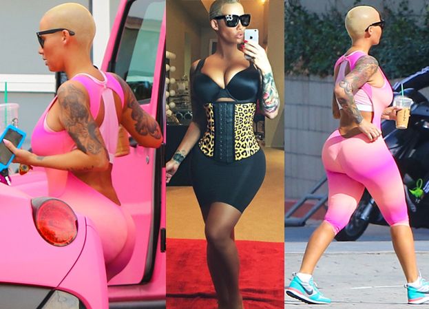 Amber Rose: "Nie odchudzam się i mam boskie ciało" (ZDJĘCIA)