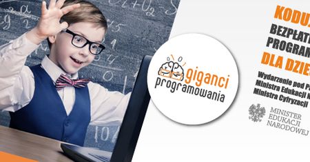 Koduj z Gigantami! 14 stycznia ruszają zapisy na darmowe warsztaty programowania dla dzieci