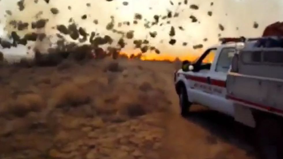 Ogniste tornado – wir z płomieni i płonących przedmiotów. To zdarzyło się naprawdę! 1