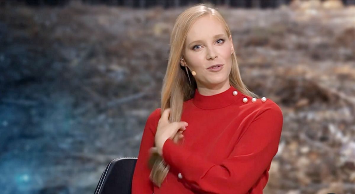 Magda Łucyan zaliczyła uroczą wpadkę podczas kręcenia programu "Rozmowy o końcu świata"