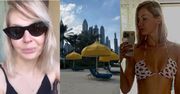 Edyta Pazura w bikini relacjonuje urodzinowy wyjazd do Dubaju: luksusowy hotel, palmy i piękne widoki