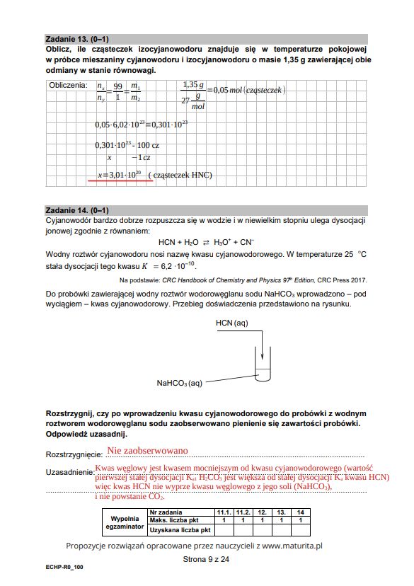 Propozycje rozwiązań opracowane przez nauczycieli z www.maturita.pl
