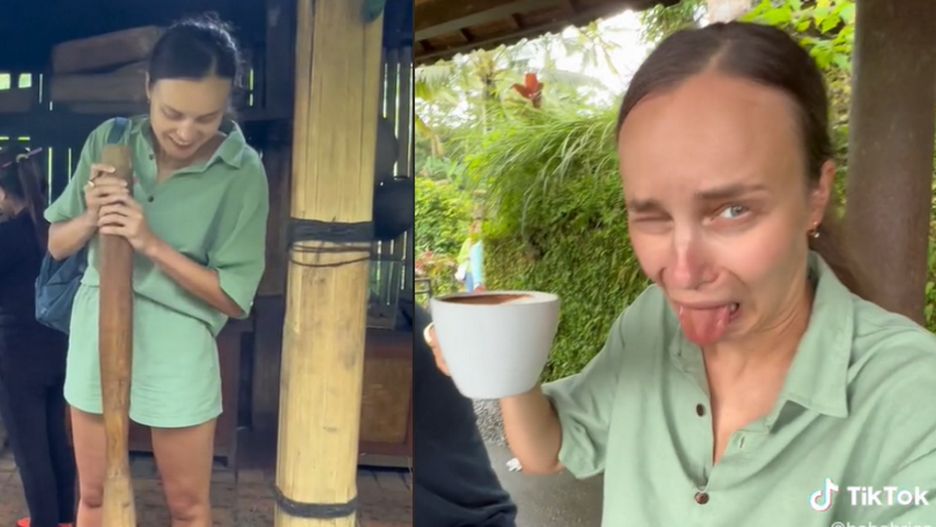 Tiktokerka powiedziała, jak smakuje kopi luwak. Jej mina zdradza wszystko