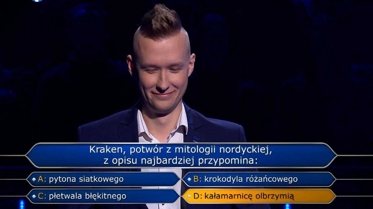 W "Milionerach" padło pytanie za 500 tys. zł 