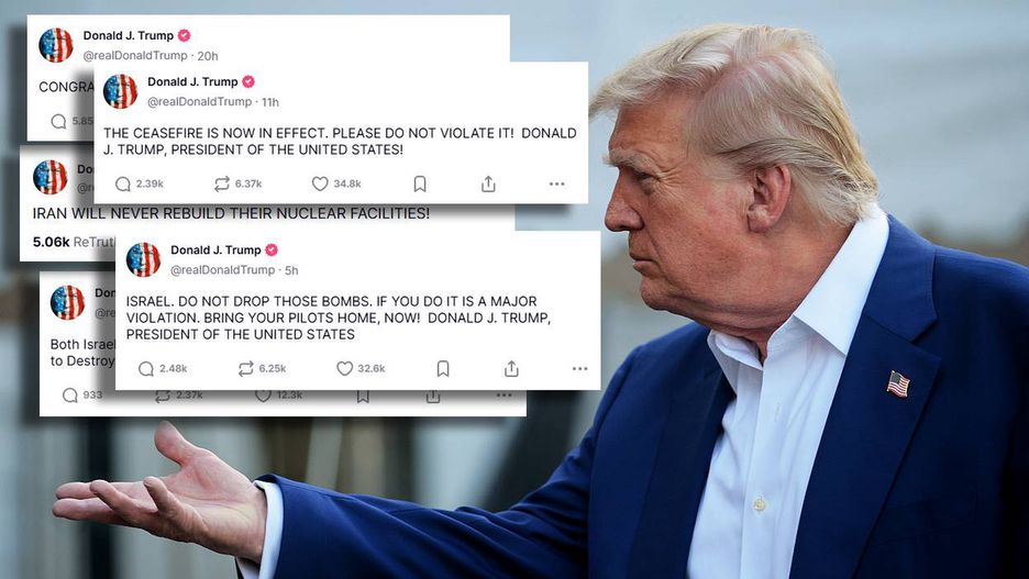 Donald Trump znany jest z prowadzenia polityki przez wpisy