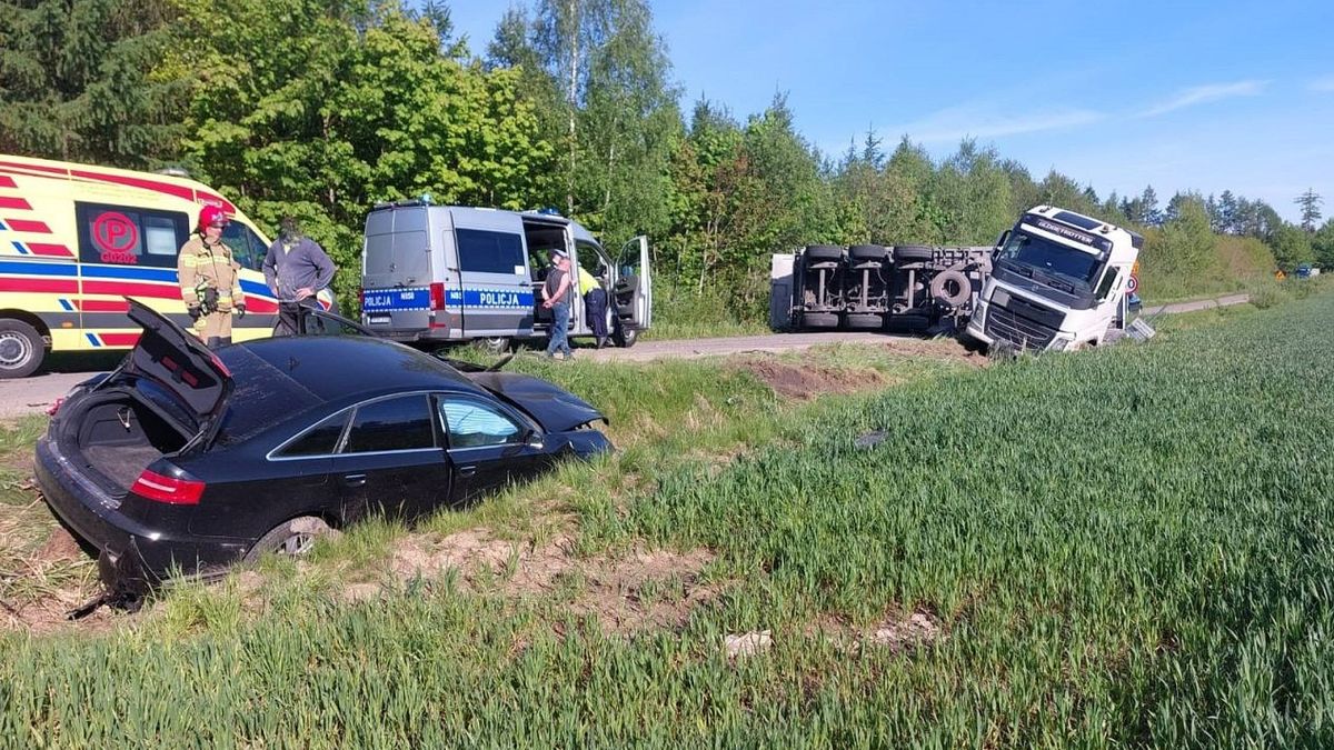 Wypadek w pobliżu miejscowości Swołowo