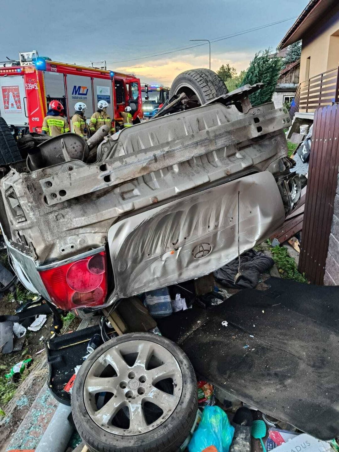 Wypadek w miejscowości Zakliczym
