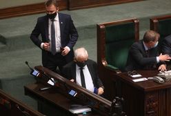 Kiedy wchodził na mównicę, Kaczyński wyszedł. Mamy jego komentarz