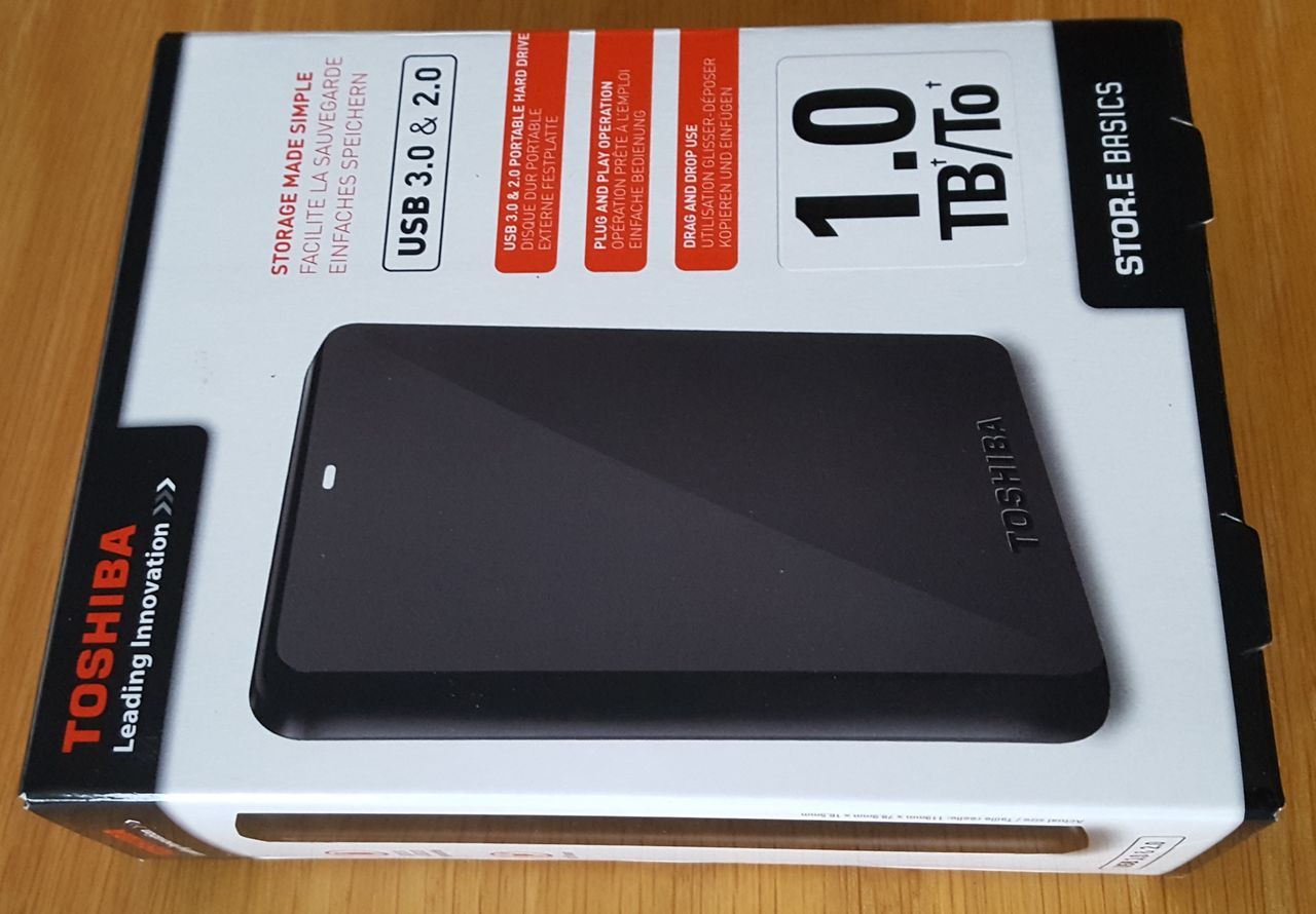 Dyski zewnętrzne (2) - Toshiba Stor.e Basics 1 TB