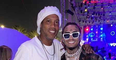 Raper spotkał się z Ronaldinho. Było miło, aż popełnił ogromną gafę