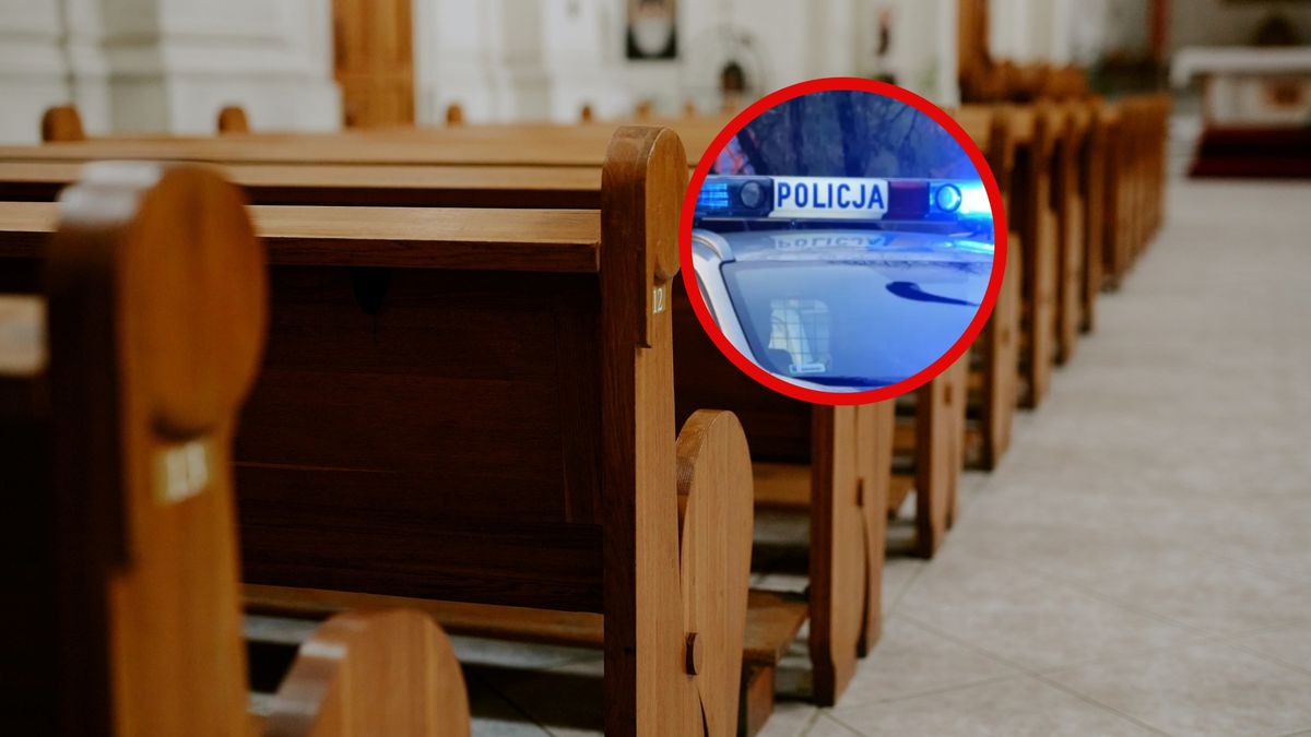 Półnagi 35-latek zakłócił nabożeństwo (zdj. poglądowe).