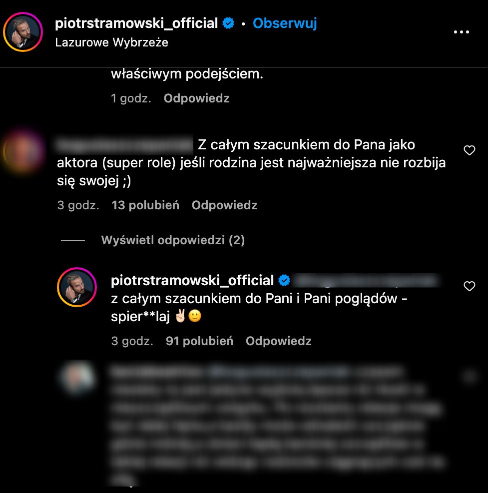 Piotr Stramowski nie wytrzymał
