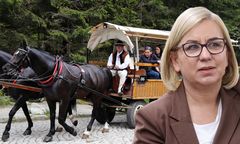 Awantura w Tatrach. Hennig-Kloska uspokaja górali i zapewnia, że konie tu zostaną