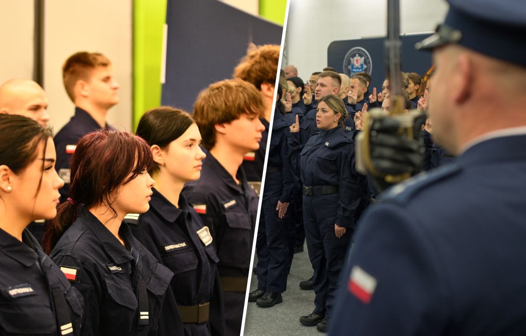 Szczecin: Nowe pokolenie w mundurach - 54 funkcjonariuszy zasiliło zachodniopomorską Policję
