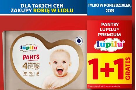 Lidl - promocja na pantsy dla niemowląt