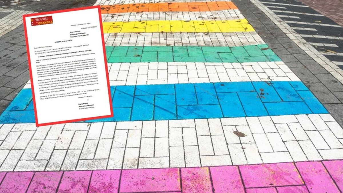 W Gdańsku powstanie tęczowe przejście dla pieszych?
