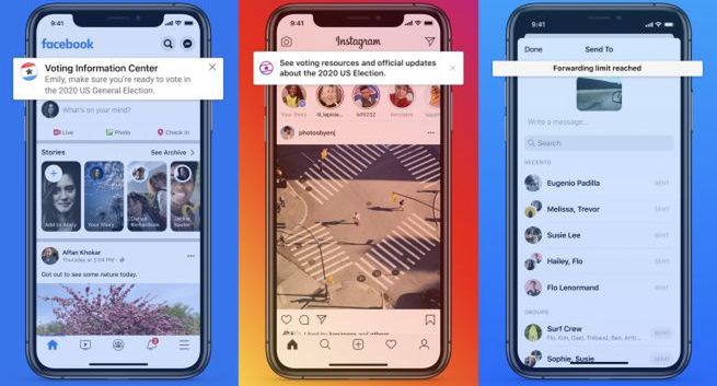 Facebook ograniczy udostępnianie treści w Messengerze i zablokuje reklamy polityczne. Chce chronić wybory prezydenckie w USA