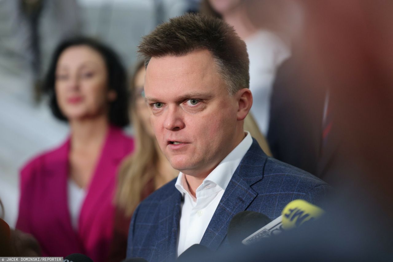 Hołownia o prezydencie. "Zrobił nam taki prezent"