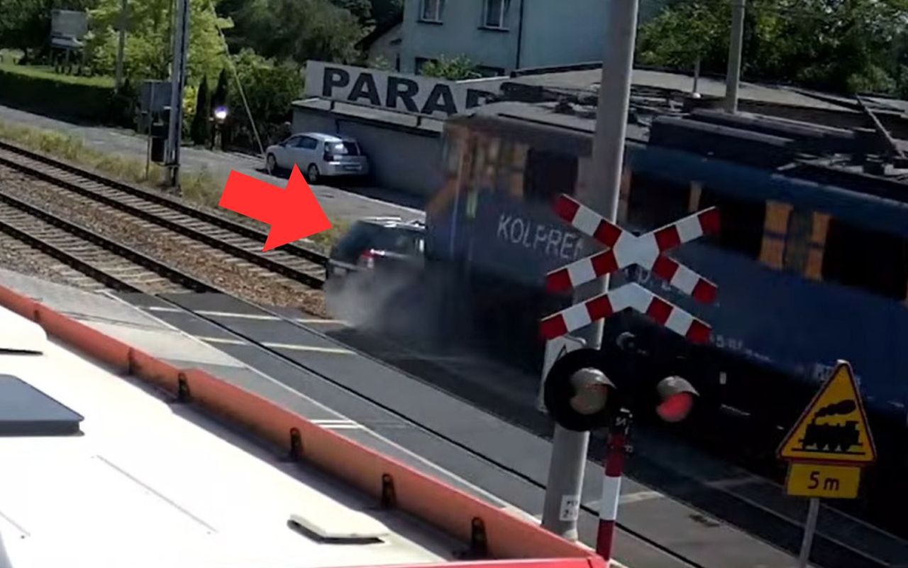Nastolatkowie wjechali pod pociąg. Wstrząsające nagranie z Częstochowy