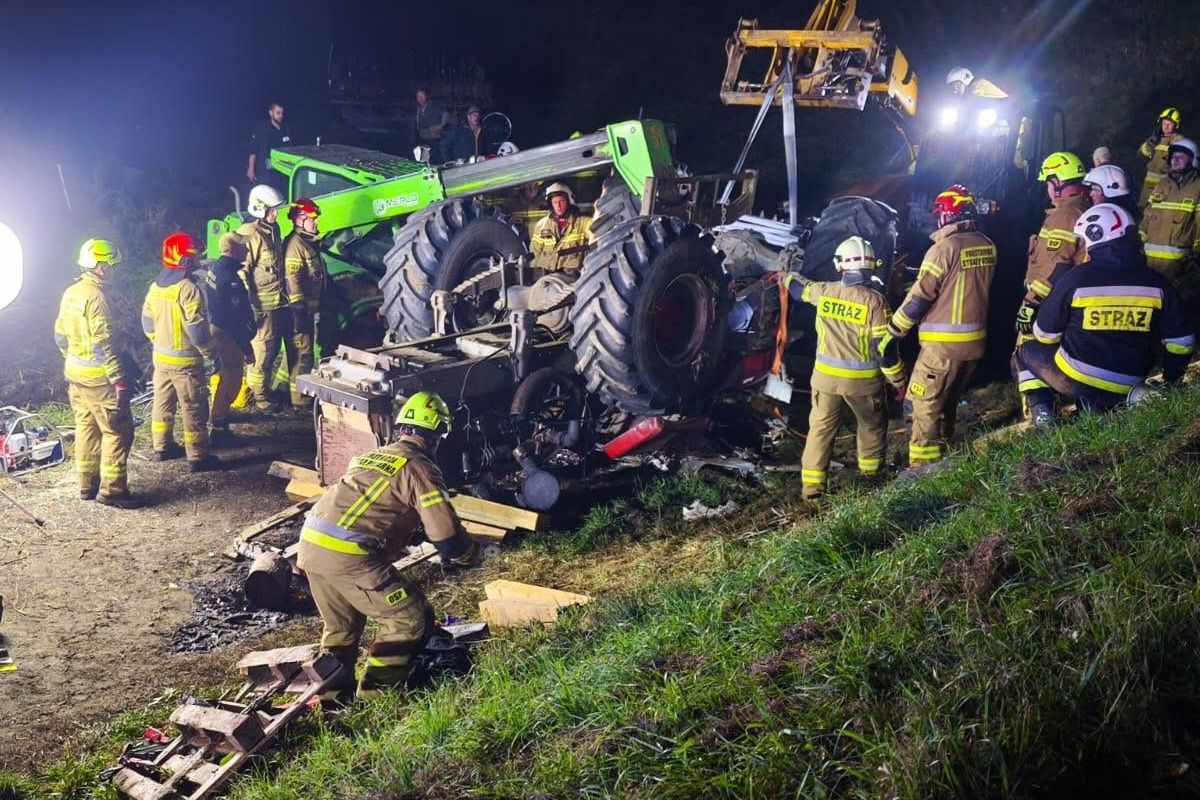 17-latek prowadził ciągnik, obok siedział 13-latek. Doszło do tragedii