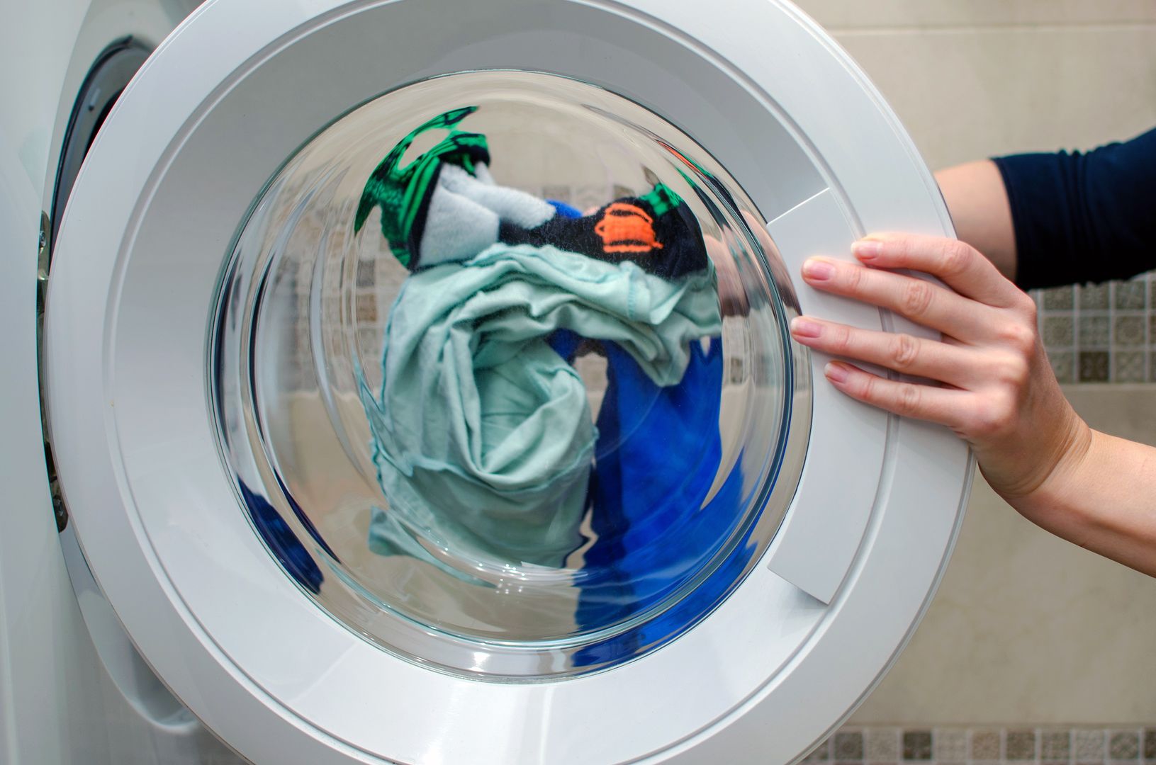 Woman loads the washing machine, washing sportswear.
Woman loads the washing machine, washing sportswear. Washing Colorful Clothes
woman, washing, hand, color, house, dry, load, hygiene, technology, washer, cleaner, wash, machine, clean, housework, laundry, electrical, home, household, white, domestic, clothing, appliance, clothes, equipment, dirty, female, wet, background, door, glass, detergent, circle, work, chores, housewife, electronic, holding, open, using, loading, chore, textile, cleanliness, container, apparel, many, housekeeping, fabric, detail