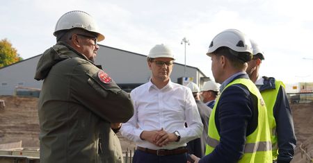 W Golubiu-Dobrzyniu powstaje miejsce schronienia dla 400 osób. Budowę wizytował wojewoda kujawsko-pomorski