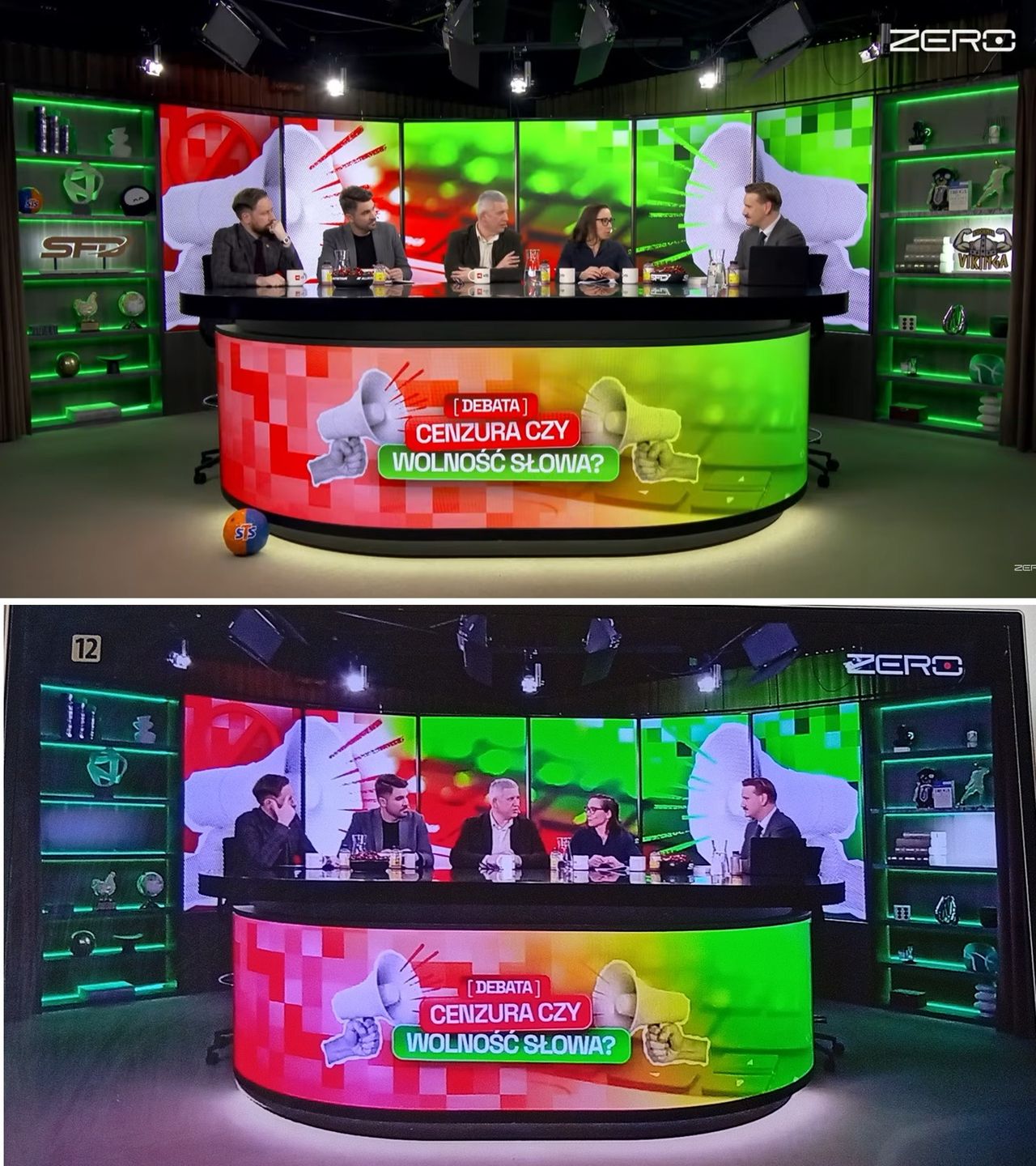 W telewizji nie widać logotypu sponsora