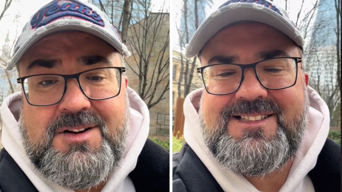 Mężczyzna opowiada o przeznaczeniu.