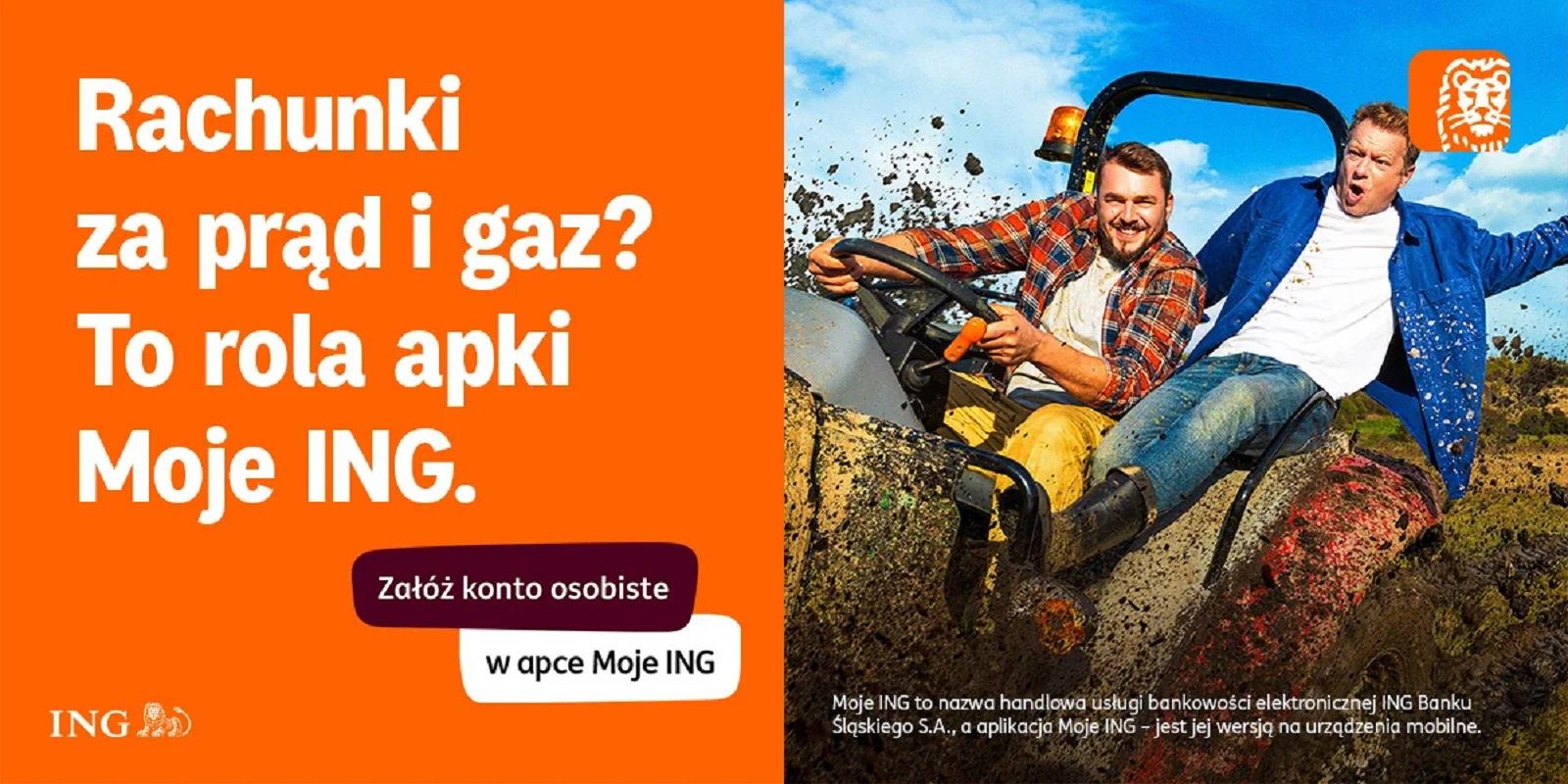 Maciej Stuhr reklamuje ING Bank Śląski
