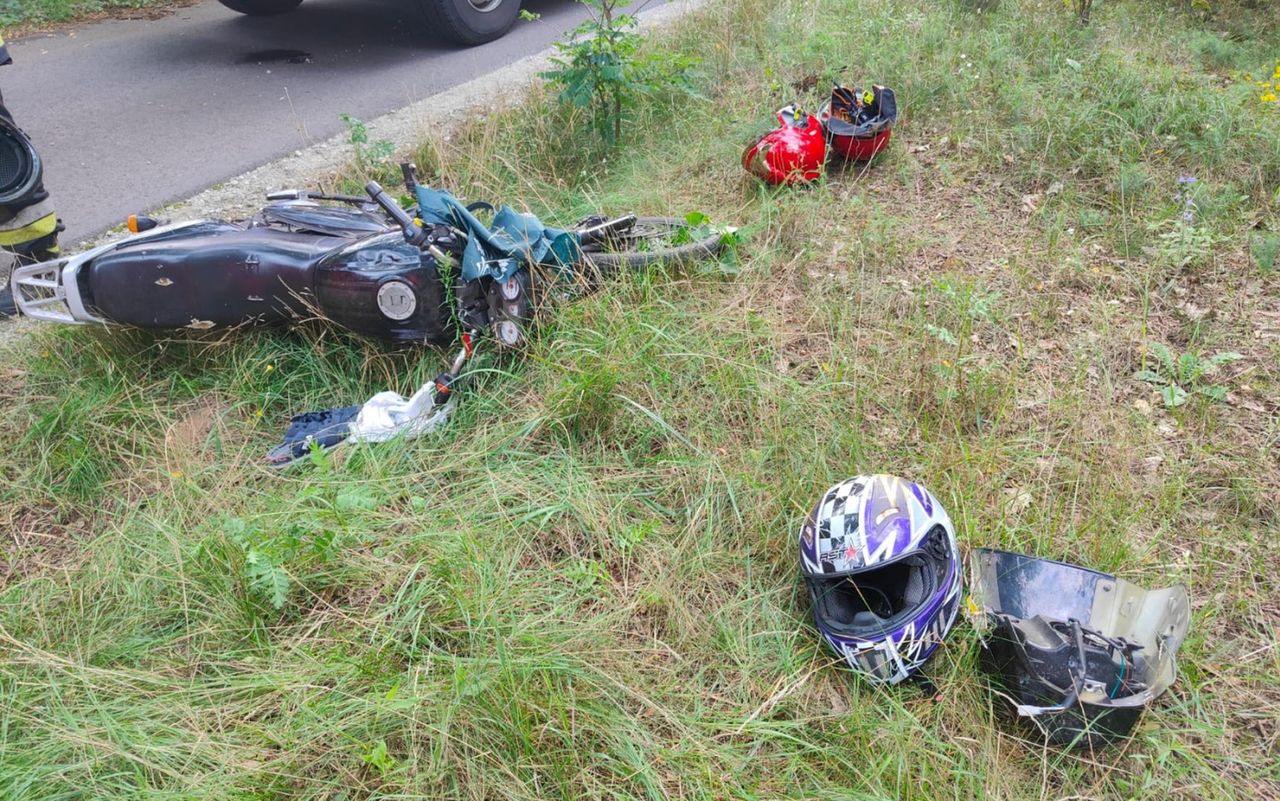 Gorzów: Motocyklista zmarł w szpitalu. Tragiczny finał wypadku