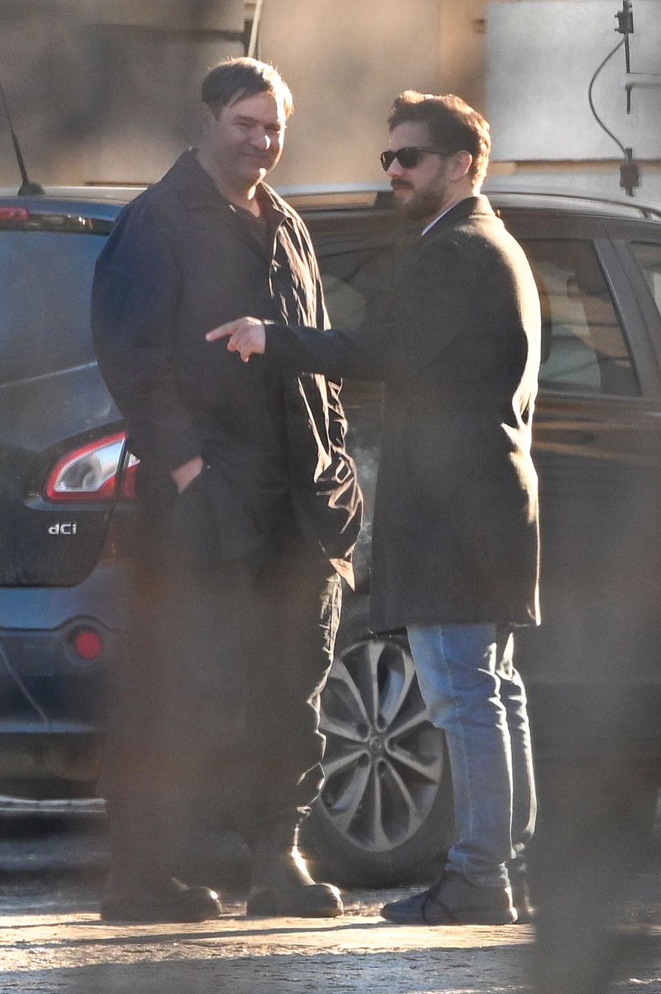Antoni Królikowski i Tomasz Karolak na planie "Porady na zdrady"