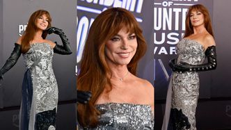 Coraz młodsza Shania Twain zawinęła się w sreberko i pozowała podczas gali w Las Vegas. Dalibyście jej 60 lat? (ZDJĘCIA)