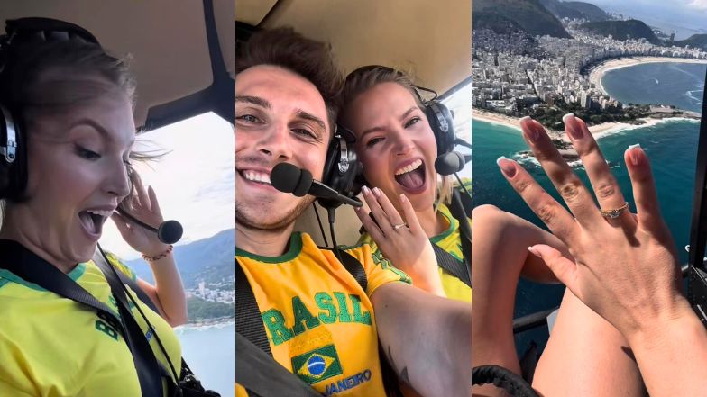 Krystyna Sokołowska z "PnŚ" zaręczyła się w przestworzach