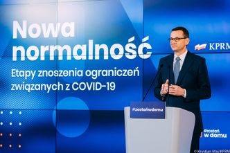 Konferencja premiera Mateusza Morawieckiego. Drugi etap odmrażania gospodarki